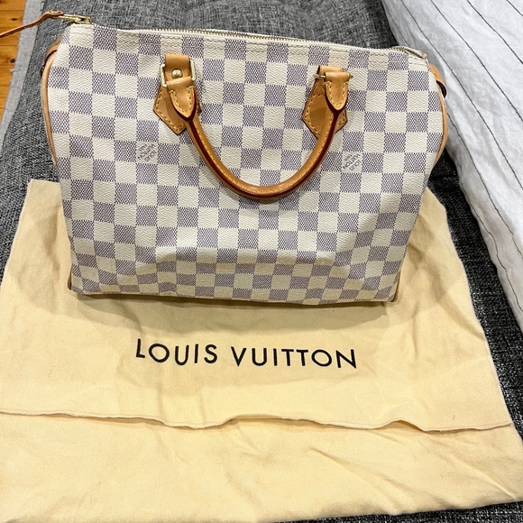 Louis Vuitton Damier Azur Speedy 30 w/ Dust Bag - Picture 1 of 11